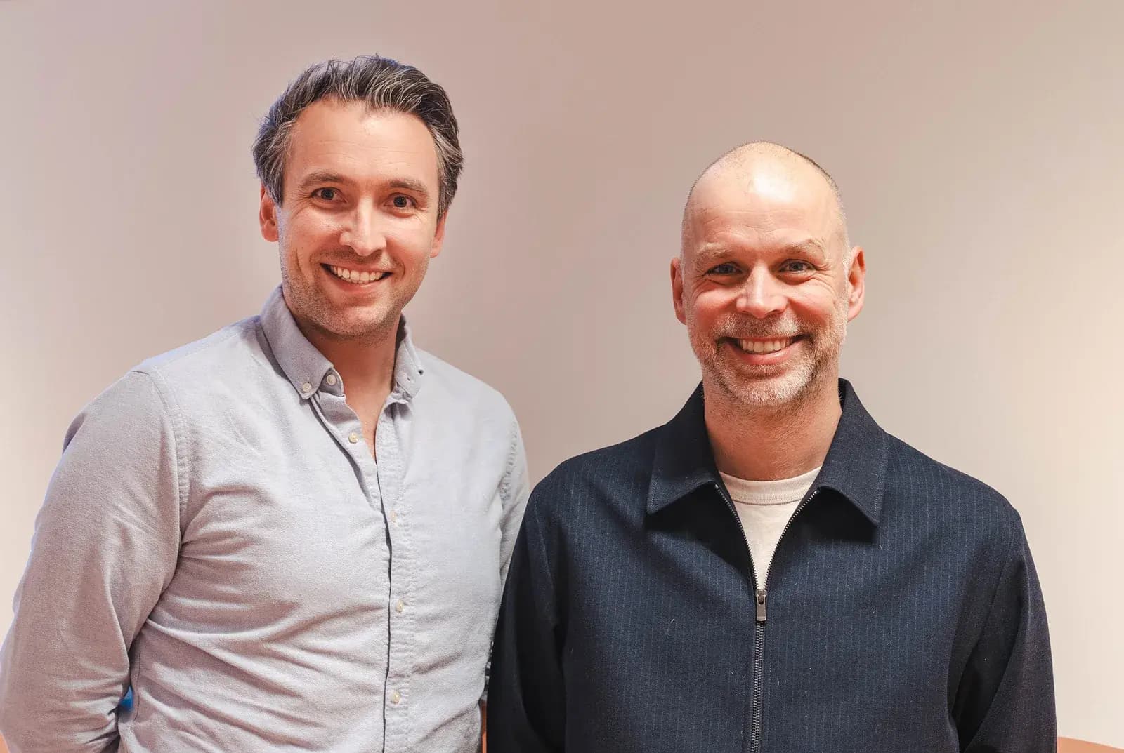 Peter Minkjan en Erik Mus, de oprichters van Recommendable en Think again.